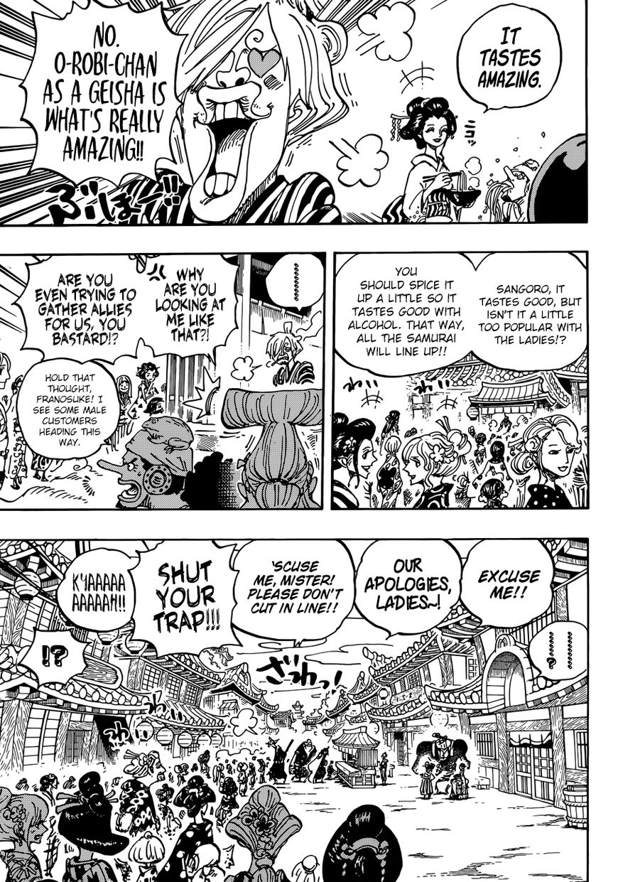 One Piece Chapter 927.1 3